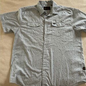 Howler Brothers H Bar B Pearl Snap shirt size large